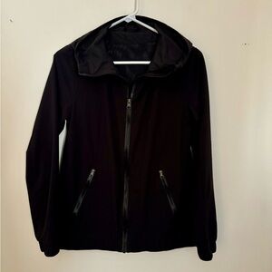 Lululemon Woman’s Nylon Lightweight Hooded Jacket, Size 4